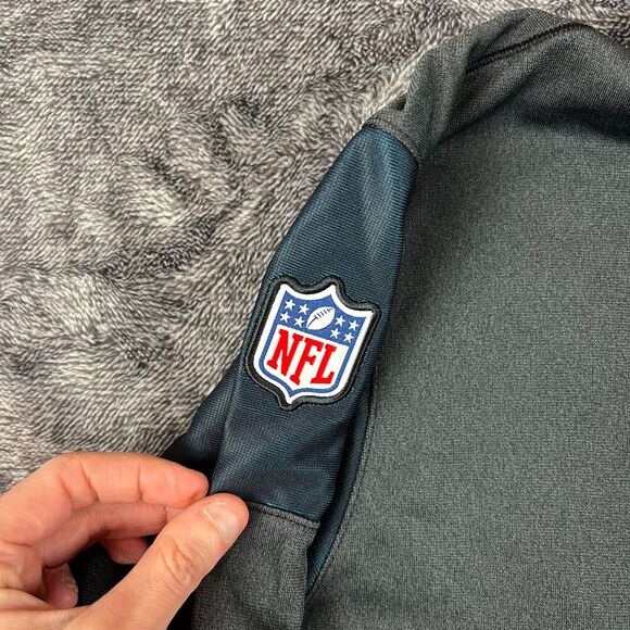 Nike Dri-Fit On Field Carolina Panthers 1/4 Zip Long Sleeve Pullover Men's XL - Picture 3 of 12